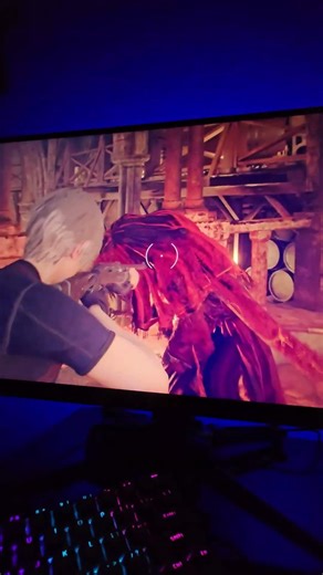 Resident evil boss fight #residentevil4remake #shortsfeed