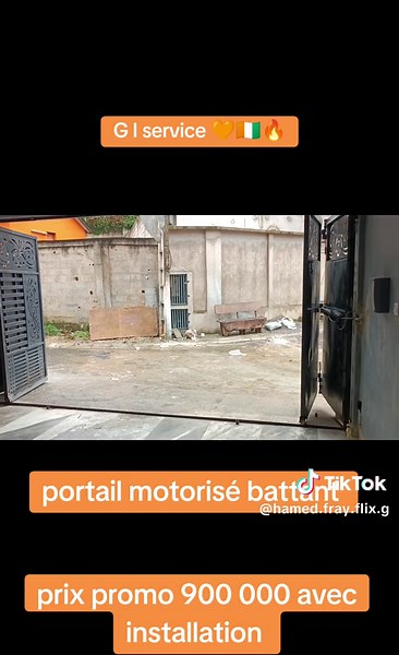 Système de Portail Motorisé avec G I Service