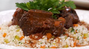 Everyone loves a braised short rib! Even if you are thousands of miles away, there’s no doubt you will be transported to northern Italy for a few hours while the beef in this recipe cooks to melting tenderness. And even though in Italy—specifically, in Piemonte—it is braised in Barolo wine, this dish is delicious when any good full-bodied red wine is used in cooking it. Buon Gusto! https://lidiasitaly.com/recipes/beef-braised-barolo/ And please send me photos of the dishes you prepare from my re