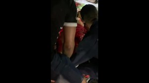 Man has leg destroyed in accident