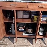 Homestyles Create Kitchen Cart, Gray Granite Top, Off White