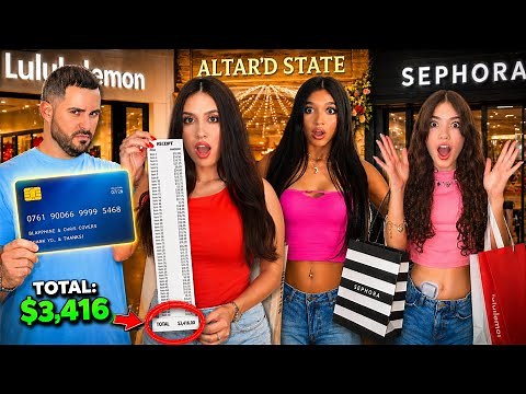we gave our KIDS OUR CREDIT CARDS for 24 HOURS🤑💳