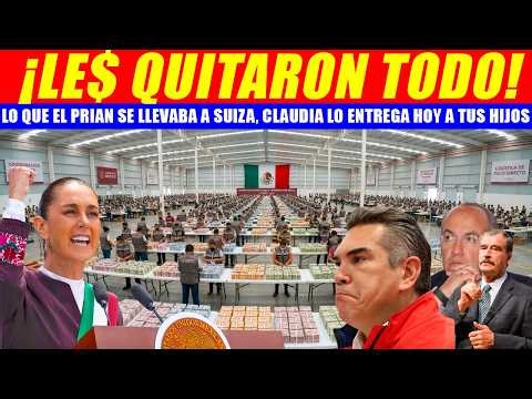 👏🏽🦅🇲🇽HISTORICO!SHEINBAUM RECUPERA MILLONES DE PESOS QUE SE IBAN A SUIZA HOY VAN AL PUEBLO