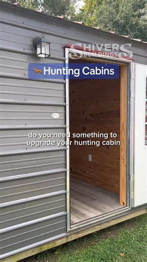 🦌 Time for a deer camp upgrade This 12x28 deer camp cabin is built to keep you warm, dry, and comfortable all season long. It’s a huge step up from roughing it in the woods and gives you a dependable place to rest and reset after a long day of hunting. • 12x28 cabin layout • 1 bedroom • Full bathroom • Fully insulated for year-round comfort Make this season more comfortable and more enjoyable with a real deer camp setup. 📞 Call 662-571-2430 today to get started ⚠️ We deliver to Mississippi and