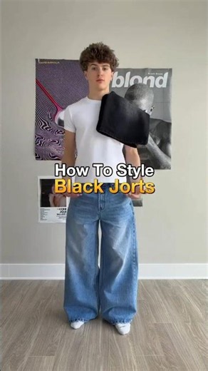 How to style black jorts 🎱 #streetwear #howtostyle #jorts #blackjorts #summerfits #outfitideas