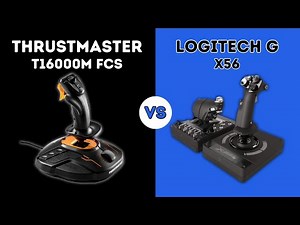 🎮 Thrustmaster T16000M vs Logitech X56: Which is the best simulator joystick in 2025?
