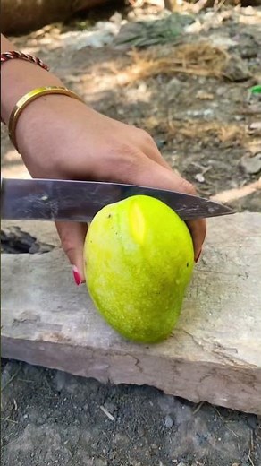 Peeling Mango Fruit #mangofruit