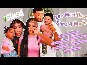 20+ Must Have Sims 4 Mods for Realistic Family and Single Sim Gameplay + Links