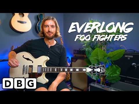 Play Everlong by Foo Fighters Guitar Lesson Tutorial
