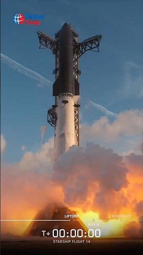 Starship Flight 14 REACHES ORBIT! Flight 14 Mission Success & Splashdown!