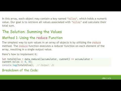 How to Sum Values of a Specific Key in an Array of Objects Using TypeScript and Lodash