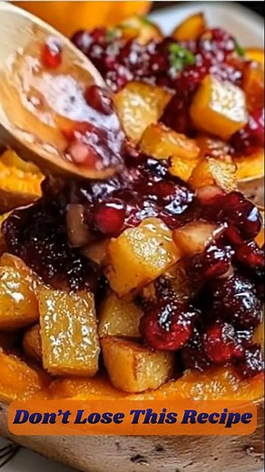 🍠 Cranberry Apple Twice-Baked Sweet Potatoes – Don’t Lose This Recipe - A Southern table classic reborn with sweetness, warmth, and gratitude. Now tell me — whose family makes it better, the folks up North or down South? 😉 There’s a hush that falls over the kitchen when these come out of the oven — golden sweet potatoes filled with maple-kissed apples and ruby cranberries, still bubbling under the light. The scent of butter and spice fills the air, and for a moment, it feels like Thanksgiving