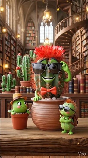 ⚡️ Spiky Socrates: Philosophy in the Wizarding Library! 🌵📜