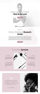 Design strategy - One Page Template by Nicepage