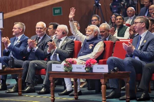 Modi pitches India as an artificial intelligence hub at the AI summit