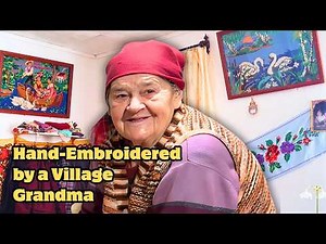 Surviving Winter in a Ukrainian Village: Hand-Embroidered Traditions & Cooking Daily Life