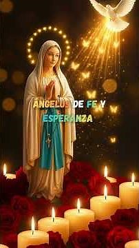 🙏 Pray: The Angelus with Mary, Mother of God ✝️💙 #jesus #prayer #angelus #virginmary #viral