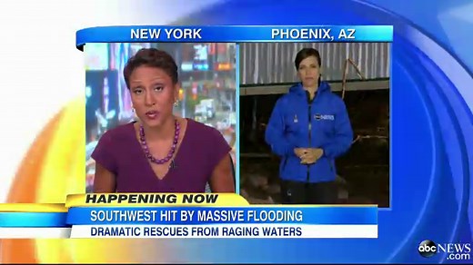 Phoenix Residents Rescued From Flash Floods
