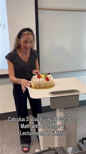 Cylindrical Coordinates in Calculus 3 Made Visual (with Cake!) #Shorts
