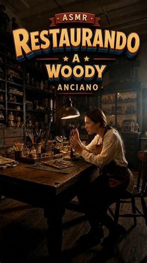 ASMR Restaurando a Woody Anciano 🤠 | Toy Story en 60 Segundos