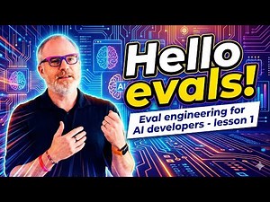 Hello Evals! Eval Engineering for AI Developers, lesson 1 - an intro to eval engineering