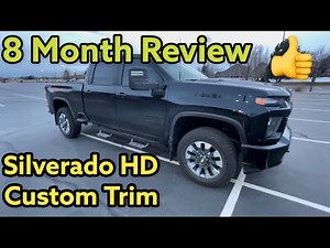 2021 Chevrolet Silverado 2500 HD Custom Duramax 8 Month 8,000 Mile Update. Owners Review Chevy