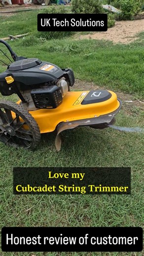 UK Tech Solutions on Instagram: "Real user. Real results. 💬 See what our customer says about the Cub Cadet String Trimmer 🌿💛 Nothing speaks louder than real experience! Watch our customer share their honest review of the Cub Cadet String Trimmer — powerful performance, easy handling, and clean trimming results. Designed for comfort and efficiency, Cub Cadet trimmers make lawn maintenance faster and hassle-free, whether for home gardens or professional use. Thank you for trusting UK Tech Solut