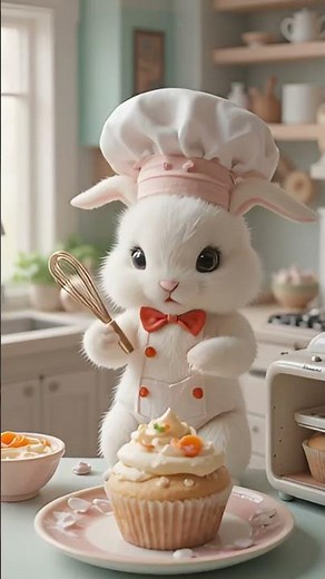 Miniature Bunny Chef: Cooking Up the Cutest Bunny Foods Ever! 🐰🍰 | Tiny Kitchen Magic 👩‍🍳
