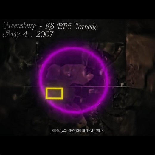 Happened In 19 years ago | GREENSBURG - KS EF5 Tornado | Battle Against A Machine - Slowed | #wx