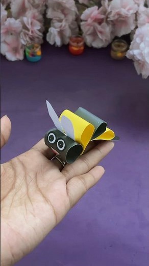 DIY honey bee 🐝 tutorial | easy paper craft | how to make bee with paper