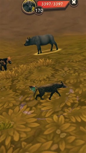 Hyena Deadly Hunt Savannah Forest: WildCraft Animals Sim #shorts