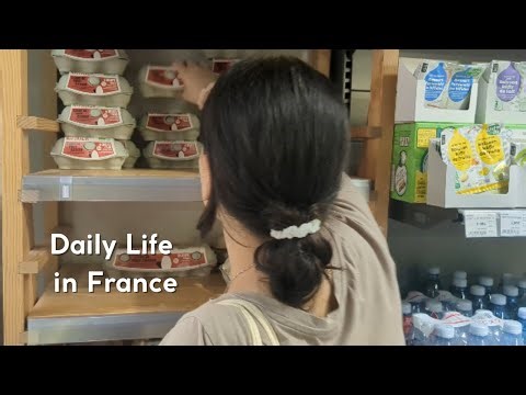 Daily Life in France | Mall, Grocery Shopping & Baking Walnut Pie | Vlog