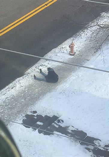 bad day to be an osu student #osu #ohiostate #slipping