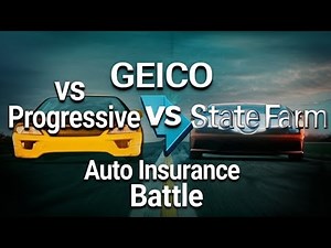 GEICO vs Progressive vs State Farm Auto Insurance Battle