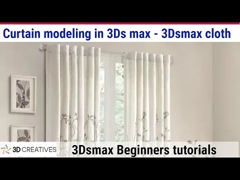 curtain modeling in 3ds max - 3dsmax cloth