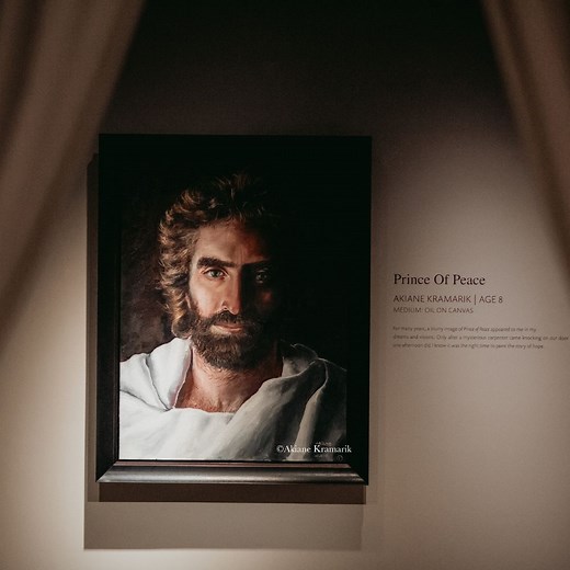When eight-year-old Akiane Kramarik painted the face of Jesus from her recurring Heavenly visions, she never expected the painting to become a world-renowned masterpiece or for it to be stolen. Now, "Prince of Peace," considered one of the most recognized faces of Jesus across the world, hangs on the walls of Belóved Gallery in Marble Falls, Texas. The extraordinary story of the painting’s creation, heartbreaking loss, and miraculous recovery is the heartbeat of Belóved Gallery’s premier exhibit