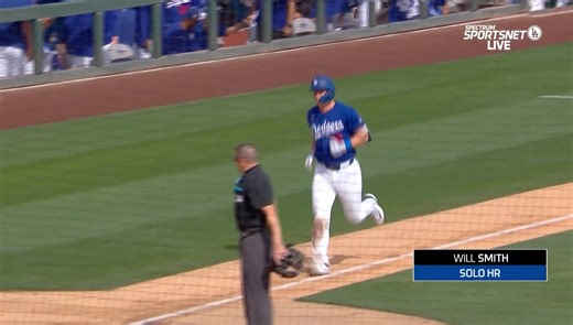 Will Smith hits the 1st #DodgersST⚾🌵homer to tie the game at 4 🔥 | Spectrum SportsNet LA