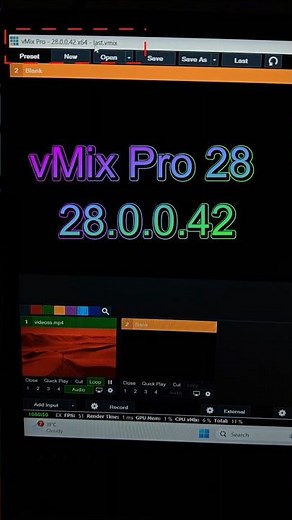 vMix Pro 28.0.0.42 Activation🔥 | Quick Overview #shorts #vmix #livestreaming #viralvmix