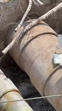 Lamination work of GRP pipe