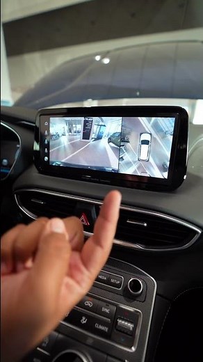 Take a look at your surroundings with the cameras on the 2023 Hyundai Santa Fe #shorts
