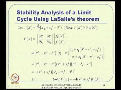 Mod-13 Lec-33 Constructions of Lyapunov Functions