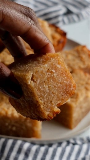 813K views · 10K reactions | Cassava Pone is rich, chewy cake that's made with cassava, coconut, and warm spices, pone is one of those desserts that’s simple in ingredients but big on flavor. | Jehan Can Cook | Facebook