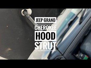 Replace Your Jeep Grand Cherokee WK2 Hood Strut In under 3 Minutes - DIY How To Bonnet Strut
