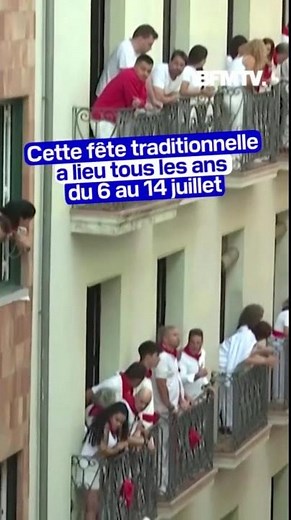 Espagne: les taureaux lâchés pour le début des fêtes de San Fermin
