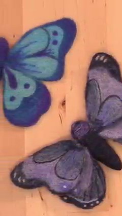 Tomorrow the Fantasy Butterflies are migrating through the studio and brighten our spaces for Wooly Wednesday! Watch It! WEDNESDAY, May 3, 2023 2pm CST https://feltingsupplies.livingfelt.com/learn Join Marie and learn some fun new tips and techniques for these butterflies including how to get an easy image transfer, how to needle felt a striking design onto the wings...and MORE! Plus Explore ways to give your felted butterflies a purpose by making them into magnets, clips, pins, and more! SHOP S