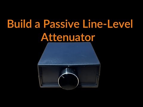 DIY: Jak udělat pasivní audio atenuátor (line-level útlum)