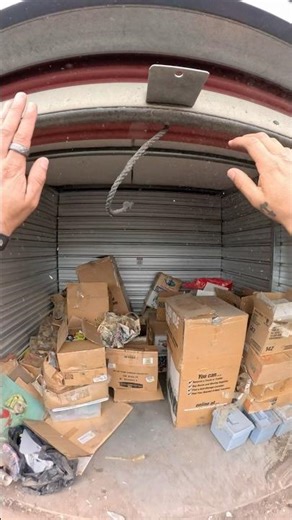 Abandoned storage unit cleanup—creepy paintings, mystery boxes & weird bugs 😳🪲 What are these?!