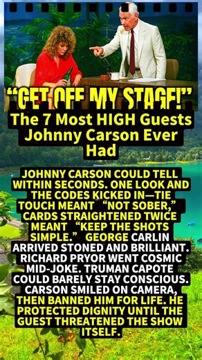 The 7 Most HIGH Guests Johnny Carson Ever Had #Shorts #viral