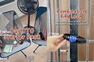 'BTO starter pack': Couple shares essential items to bring when inspecting a new flat