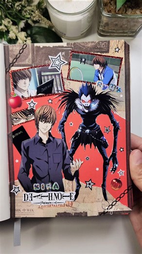 Scrapbooking | Death Note Light Yagami (Kira) | Journaling #scrapbooking #deathnote